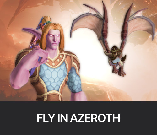 Fly in Azeroth Cataclysm Classic