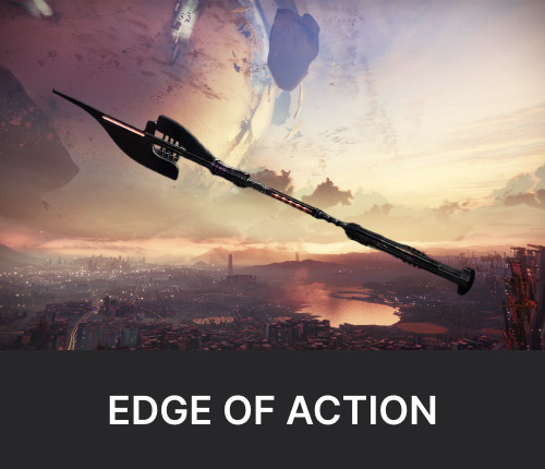 Edge of Action Glaive weapon