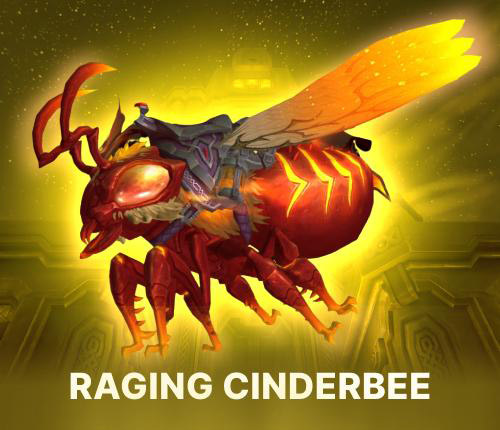 Raging Cinderbee Mount | Ruffious's Bid Achievement