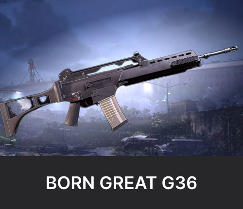 Born Great Military G36 AR Named Weapon