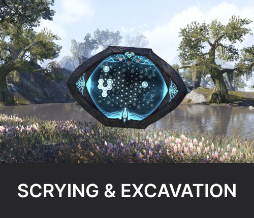 TESO Scrying & Excavation Leveling